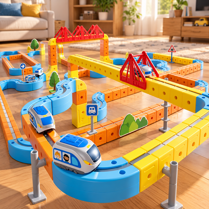 Tren Magnético Infantil – Construye, Conecta y Juega