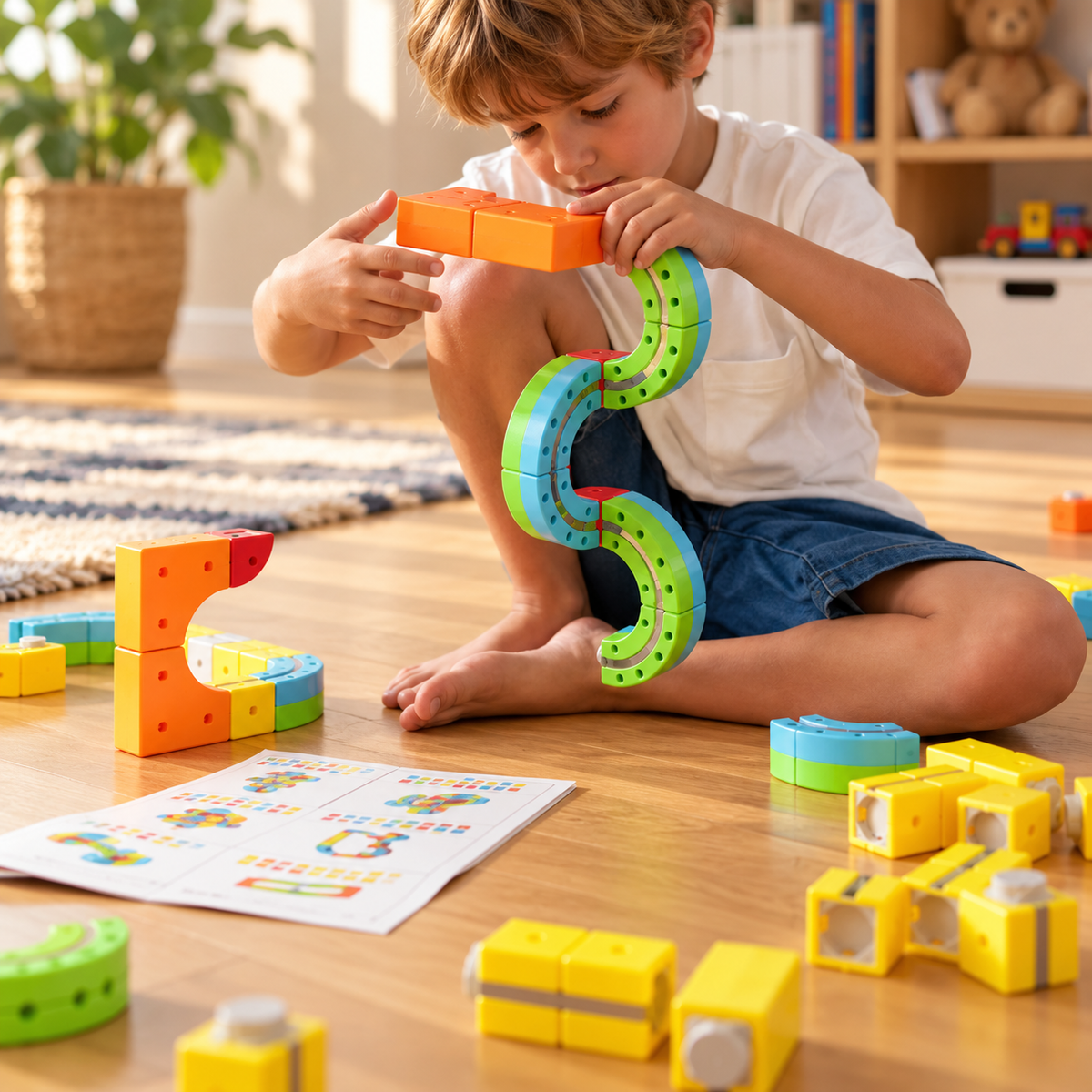 Tren Magnético Infantil – Construye, Conecta y Juega