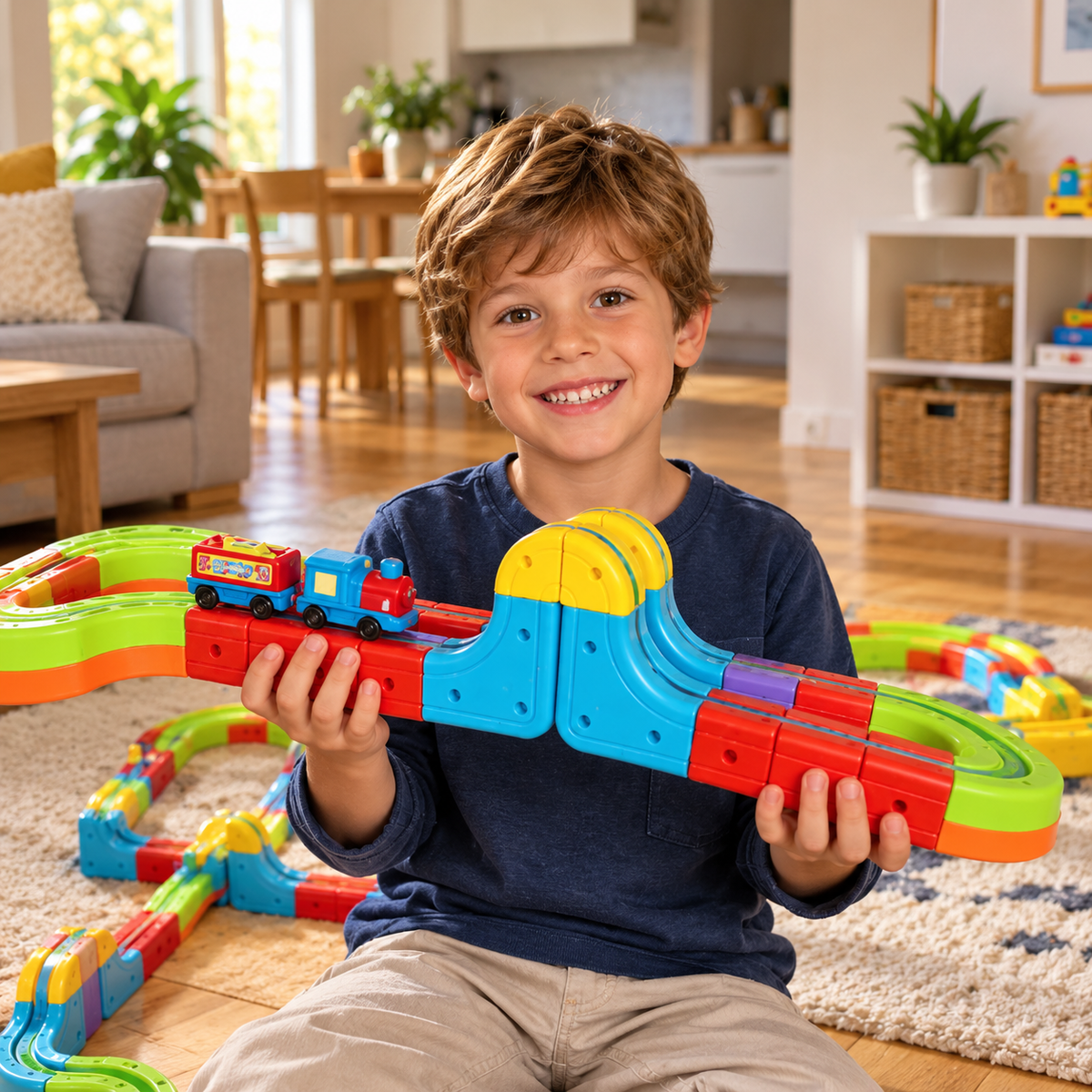 Tren Magnético Infantil – Construye, Conecta y Juega